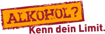 Logo "Alkohol? Kenn Dein Limit." - zur Startseite