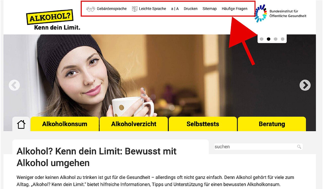 Leichte Sprache: Navigation Leichte Sprache: Navigation